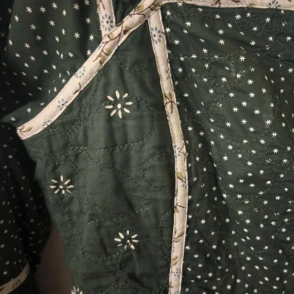 Madewell Green Patchwork Mini Dress | Size 4 - Picture 5 of 12